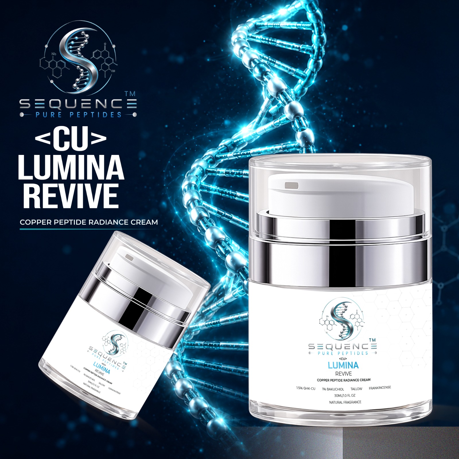 Sequence Pure Cu Lumina Revive — Copper Peptide Radiance Cream