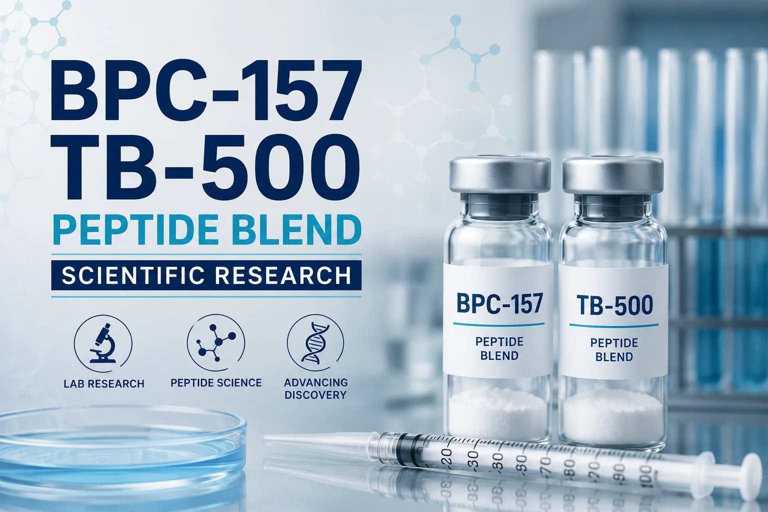 BPC-157 TB-500 Peptide Blend Scientific Research: Composition, Analysis, and Laboratory Considerations